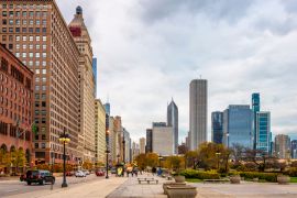 Lais Puzzle - Chicago City Straßenansicht in Illinois, USA - 2.000 Teile