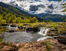 Lais Puzzle - Sandsteinfälle im New River Gorge National Park und Naturschutzgebiet - 40, 100, 200, 500, 1.000 & 2.000 Teile