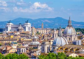 Lais Puzzle - Blick auf das schöne Stadtbild von Rom von der Spitze des Castel Sant'Angelo aus - 1.000 Teile