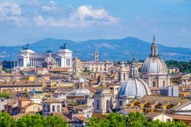 Lais Puzzle - Blick auf das schöne Stadtbild von Rom von der Spitze des Castel Sant'Angelo aus - 2.000 Teile