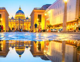 Lais Puzzle - Wunderschöner Blick auf den Petersdom, Rom, Italien - 40, 100, 200, 500, 1.000 & 2.000 Teile