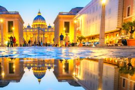 Lais Puzzle - Wunderschöner Blick auf den Petersdom, Rom, Italien - 2.000 Teile