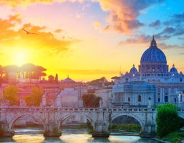 Lais Puzzle - Wunderschöne Aussicht auf den Petersdom, Rom, Italien - 40, 100, 200, 500, 1.000 & 2.000 Teile