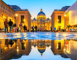 Lais Puzzle - Wunderschöne Aussicht auf den Petersdom, Rom, Italien - 40, 100, 200, 500, 1.000 & 2.000 Teile