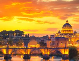 Lais Puzzle - Wunderschöner Blick auf die Kathedrale St. Peter, Rom, Italien - 40, 100, 200, 500, 1.000 & 2.000 Teile