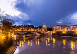 Lais Puzzle - Der Vatikan mit Blick auf den Tiber in Rom - 1.000 Teile