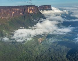 Lais Puzzle - Blick vom Roraima Tepui auf den Kukenan Tepui im Nebel - Venezuela - 40, 100, 200, 500, 1.000 & 2.000 Teile