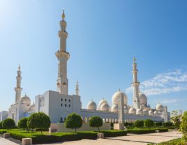 Lais Puzzle - Außenansicht der Sheikh-Zayed-Moschee - schönes Reiseziel in Abu Dhabi, Vereinigte Arabische Emirate - 40, 100, 200, 500, 1.000 & 2.000 Teile