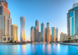Lais Puzzle - Dubai Marina zur blauen Stunde, Dubai, Vereinigte Arabische Emirate - 1.000 Teile