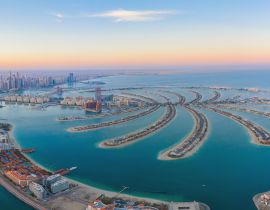 Lais Puzzle - Luftaufnahme der Insel The Palm Jumeirah, Skyline von Dubai Downtown, Vereinigte Arabische Emirate - 40, 100, 200, 500, 1.000 & 2.000 Teile