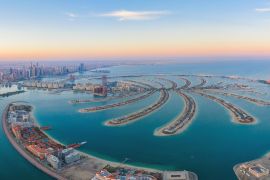 Lais Puzzle - Luftaufnahme der Insel The Palm Jumeirah, Skyline von Dubai Downtown, Vereinigte Arabische Emirate - 2.000 Teile