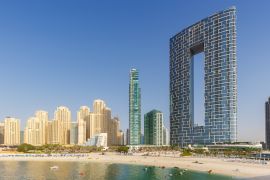 Lais Puzzle - Dubai Jumeirah Beach JBR Marina Skyline Architektur Gebäude Reise Urlaub in Vereinigte Arabische Emirate - 2.000 Teile