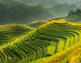 Lais Puzzle - Glatte symbolisieren die Stadt Mu Cang Chai, Yenbai, Vietnam - 40, 100, 200, 500, 1.000 & 2.000 Teile