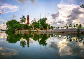 Lais Puzzle - Tran-Quoc-Pagode, der älteste Tempel in Hanoi, Vietnam - 1.000 Teile