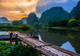 Lais Puzzle - Trang An, ein malerisches Gebiet in der Nähe von Ninh Binh, Vietnam - 1.000 Teile