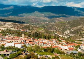 Lais Puzzle - Omodos, traditionelles Dorf im Troodos-Gebirge. Bezirk Limassol, Zypern - 1.000 Teile