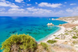 Lais Puzzle - Felsen der Aphrodite, schöner Strand und Meeresbucht, Insel Zypern - 2.000 Teile