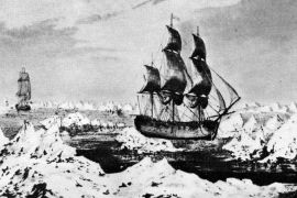 Lais Puzzle - Cooks Schiffe in der Nähe von Icy Cape, Alaska, im August 1778 - 2.000 Teile