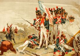 Lais Puzzle - Schlacht von Waterloo, Belgien. 1815. Französische Soldaten, kaiserliche Garde. Antike Illustration. Buch der Geschichte. 1897 - 1.000 Teile