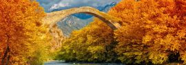 Lais Puzzle - Konitsa-Brücke Griechenland, Panorama - 1.000 Teile