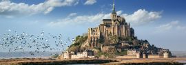 Lais Puzzle - Mont Saint Michel, Panorama - 1.000 Teile