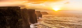 Lais Puzzle - Cliffs of Moher bei Sonnenuntergang in Co. Clare, Irland Europa, Panorama - 1.000 Teile