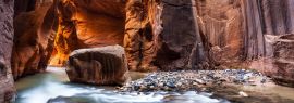 Lais Puzzle - Wall Street in den Narrows, Zion National Park, Utah, Panorama - 1.000 Teile