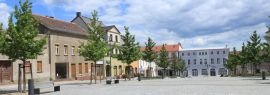 Lais Puzzle - Am Marktplatz in Strausberg, Panorama - 1.000 Teile