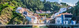 Lais Puzzle - Cudillero, Fischerdorf in Asturien, Spanien, Panorama - 1.000 Teile
