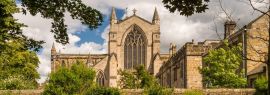 Lais Puzzle - Hexham Abbey von Westen, England, Panorama - 1.000 Teile