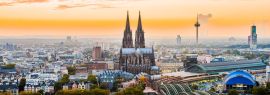 Lais Puzzle - Köln bei Sonnenuntergang, Panorama - 1.000 Teile