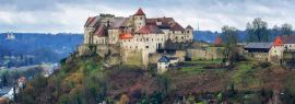 Lais Puzzle - Burghausen, historical german town in Bavaria near Salzburg, Panorama - 1.000 Teile