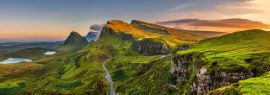 Lais Puzzle - Quiraing Berge Sonnenuntergang auf Isle of Skye, Schottland, Panorama - 1.000 Teile