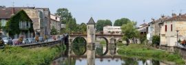 Lais Puzzle - Die Brücke Notre Dame in Bar-le-Duc, Frankreich, Panorama - 1.000 Teile
