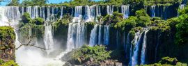 Lais Puzzle - Blick auf die Iguazu-Fälle von Argentinien aus, Panorama - 1.000 Teile