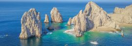 Lais Puzzle - Luftaufnahme des Bogens von Cabo San Lucas, Mexiko, Panorama - 1.000 Teile