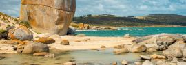 Lais Puzzle - Castle Rock auf Flinders Island, Tasmanien, Australien, Panorama - 1.000 Teile