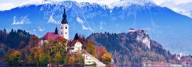 Lais Puzzle - Bled mit See, Insel, Slowenien, Europa, Panorama - 1.000 Teile