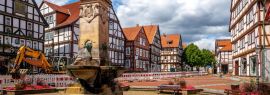 Lais Puzzle - Marktplatz, Hofgeismar, Hessen, Deutschland, Panorama - 1.000 Teile