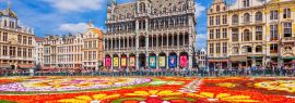 Lais Puzzle - Brüssel, Belgien. Blumenteppich-Festival 2018, Panorama - 1.000 Teile