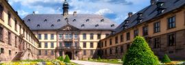 Lais Puzzle - Stadtschloss in Fulda. Die barocke Residenz wurde von 1708 bis 1714 erbaut, Panorama - 1.000 Teile