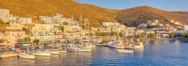 Lais Puzzle - Merichas Hafen, Insel Kythnos, Griechenland, Panorama - 1.000 Teile