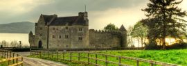 Lais Puzzle - Straße zum Parkes Castle in der Grafschaft Leitrim, Irland, Panorama - 1.000 Teile
