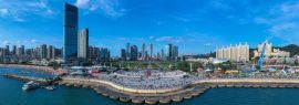 Lais Puzzle - Dalian Xinghai-Platz, Dalian, Liaoning, China, Panorama - 1.000 Teile