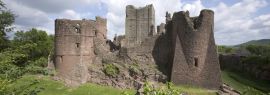 Lais Puzzle - Goodrich Castle, das Wye-Tal, Herefordshire, England, Panorama - 1.000 Teile