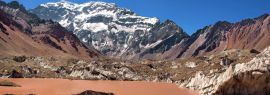 Lais Puzzle - Bergpanorama des Aconcagua in Argentinien, Südamerika, Panorama - 1.000 Teile