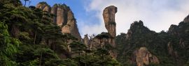 Lais Puzzle - Sanqingshan, Mount Sanqing National Park, Jiangxi, China, Panorama - 1.000 Teile