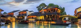 Lais Puzzle - Wuzhen, Jiangnan Wasserstadt, China, Panorama - 1.000 Teile