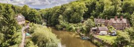 Lais Puzzle - Der Fluss Severn bei Ironbridge, Shropshire, England, Panorama - 1.000 Teile