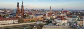 Lais Puzzle - Opole, Luftaufnahme der Altstadt. Polen, Herbsttag. Drohnenaufnahme, Panorama - 1.000 Teile